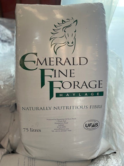 Emerald Fine Forage Haylage (56 x 75L Bags)